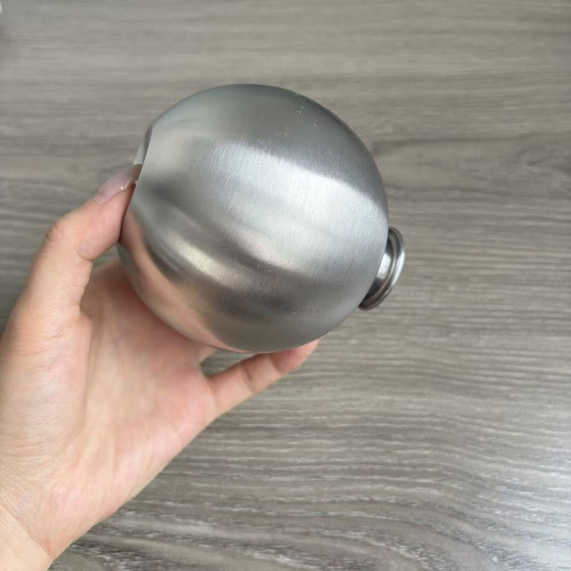 304 Stainless Steel Portable Pet Water Bottle with Foldable Bowl 285ml
